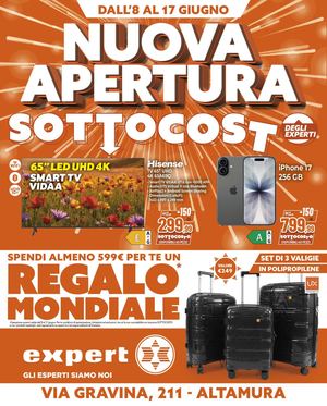 Volantino Nuova Apertura Expert Altamura