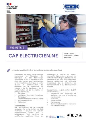 Sfer Cap Electricien(ne)