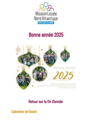 Newsletter Janvier 2025