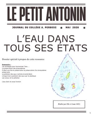 Projet Journal 601 602 2025 2026