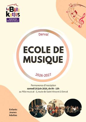 Flyer Musique 2026 2027