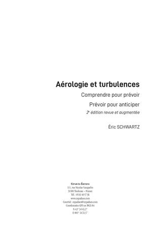 Extrait 2279 Aérologie et turbulences. Comprendre la météo pour prévoir et anticiper. 2e édition