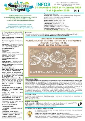 01 31 Decembre 2025 Et 3 Et 4 Janvier 2026