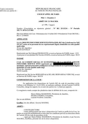 Arrêt 21 05 2026 Gisi