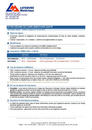 2026 05 Notice Mutuelle Non Cadres Materiaux Garanties + Tarifs