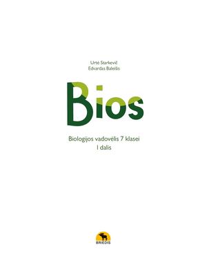 Bios 7. Biologijos vadovėlis 7 kl., I d. 2022 m. BUP