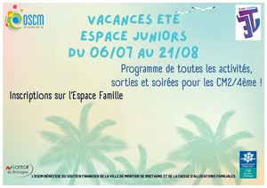 Espace Juniors Eté