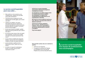 Le Service Social Hospitalier 2018