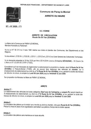 ROUTE DE SAINT YAN 20260603164152