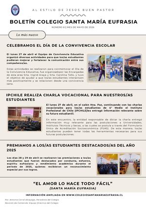 Boletín CSME Mes de Mayo