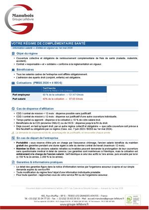 2026 05 Notice Mutuelle Cadres Manu Garanties + Tarifs
