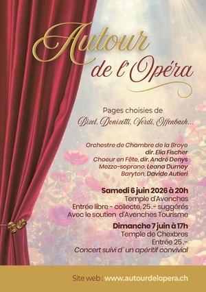 Autour de l'Opéra - Programme De Salle