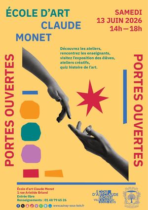 Programme portes ouvertes École d'Art Claude Monet