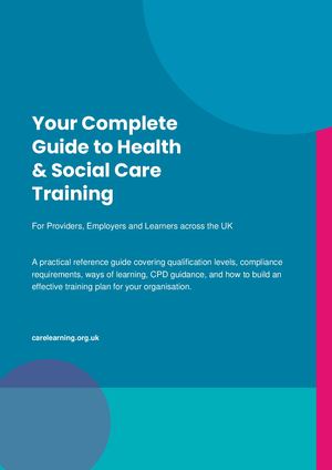 Health and Social Care Training Guide