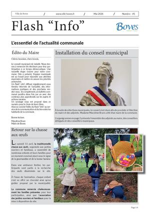 Flash Info 1 Mai 2026