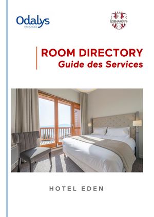 Room Directory Hôtel Eden