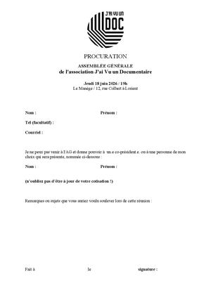 Procuration 2026