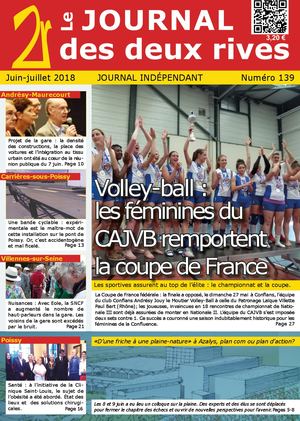 Journal des 2 Rives, n° 139, Juin-juillet 2018