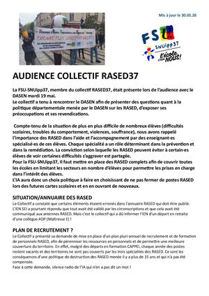 AUDIENCE RASED MAI 2026