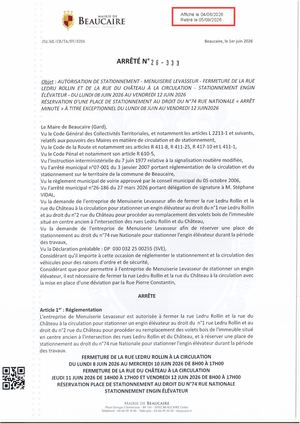 Fichier Parution Des Arrêtés N° 26 333 à 26 339 (1)