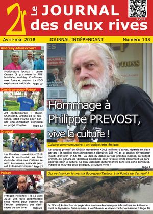Journal des 2 Rives, n° 138, avril-mai 2018