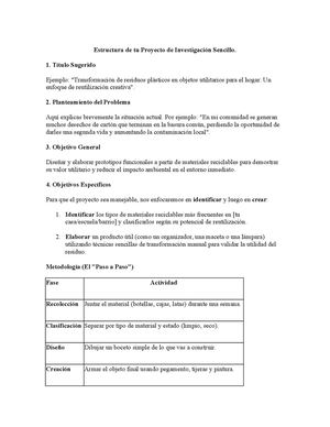 Propuesta De Proyecto