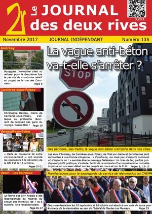Journal des 2 Rives, n° 135, Novembre 2017