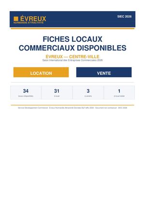 Locaux commerciaux disponible