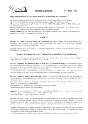 Arrêtés 04 06 26
