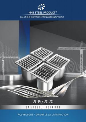 Kmb Steel Product - siphons en acier inoxydable, caniveaux pour sols, bouches à clé, tampon d'obturation