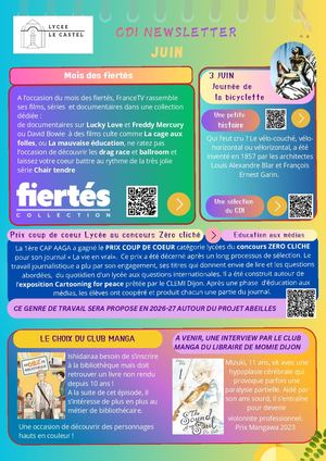 Newsletter Juin Cdi Le Castel