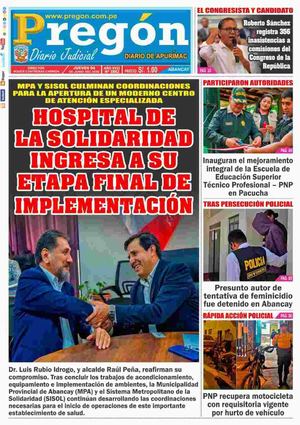 2026 06 04 Diario Pregon Apu