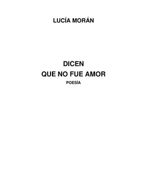 Dicen Que No Fue Amor