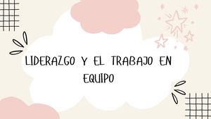 Liderazgo y el trato en equipo