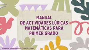 Presentación Manual De Actividades Lúdicas