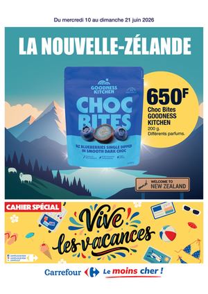 Catalogue Carrefour Polynésie - NZ + VIVE LES VACANCES - 10 au 21 juin 2026