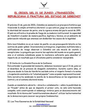 El Crisol Del 21 De Junio