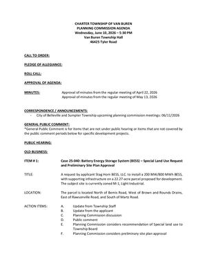 Planning Commission June 10 2026 Packet