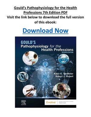Gould’s Pathophysiology For The Health Professions 7th Edition PDF