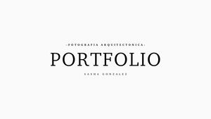 Portafolio Sasha Gonzalez