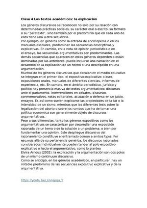 Clase 4 Los Textos Académicos