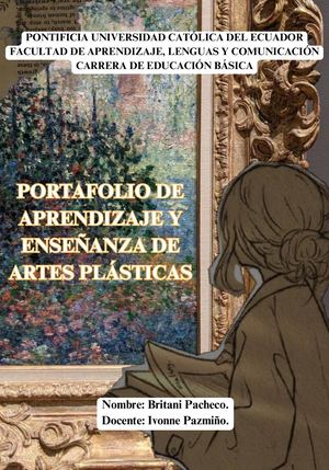 PORTAFOLIO TALLER DE PINTURA - BRITANI PACHECO