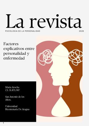 La Revista Psicología De La Personalidad
