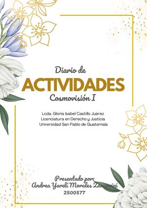 Portafolio Cosmovisión I