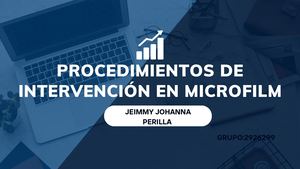 Procedimientos De Intervención En Microfilm
