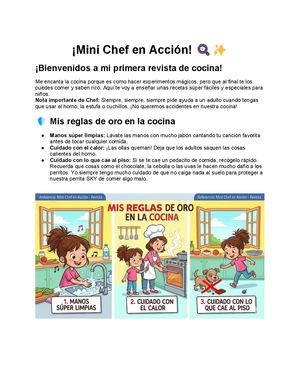 Mini Chef En Acción