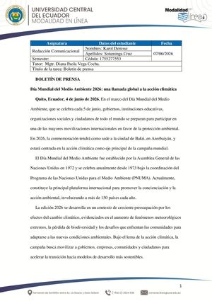 Boletín