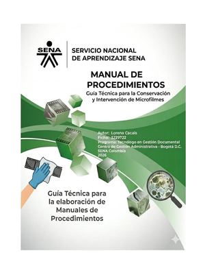 Manual de Procedimientos de