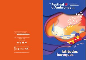 Brochure Festival d'Ambronay 2026