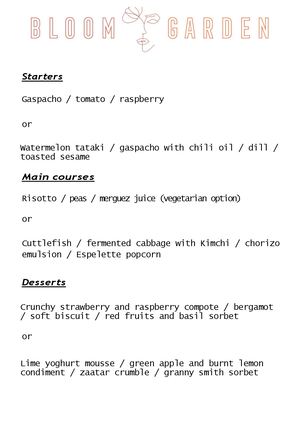 Group Menu English Version